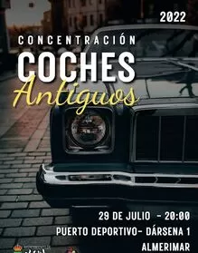Concentración de coches antiguos