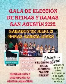 Gala de elección de Reinas y Damas San Agustín 2022
