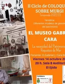 II Ciclo de Coloquios sobre Murgi - Museo Gabriel Cara