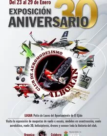 Exposición 30 aniversario Club de Aeromodelismo Alborán