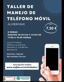 Taller de manejo de teléfono móvil