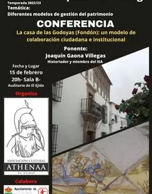 II Ciclo Coloquios sobre Murgi - La casa de las Godoyas