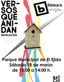Versos que anidan - instalación