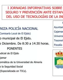 I Jornadas informativas sobre comercio seguro y prevención ante estafas a través del uso de tecnologías de la información