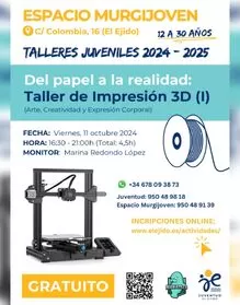 Del papel a la realidad: Taller Impresión 3D I