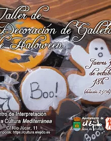 Taller de decoración de galletas de Halloween