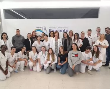 El Hospital Universitario Poniente recibe a estudiantes de Enfermería y Fisioterapia en prácticas