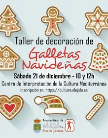 Taller de decoración de galletas navideñas